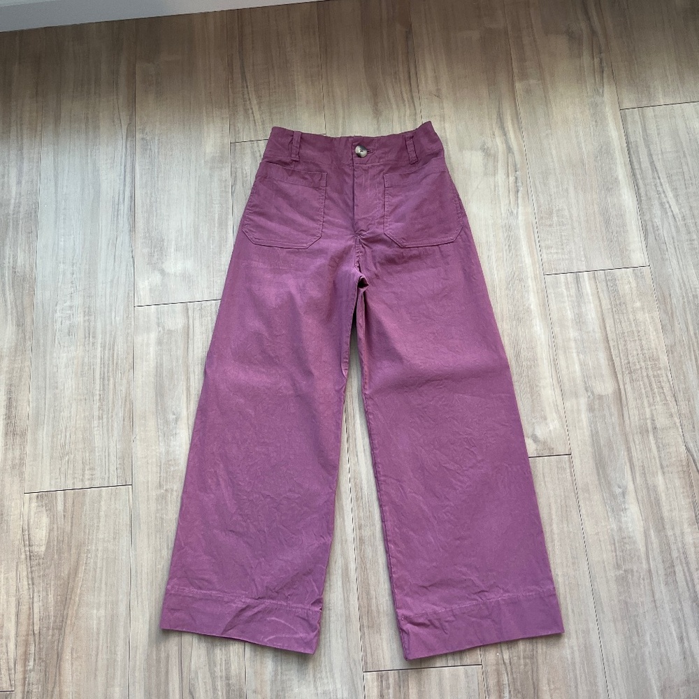 Maeve The Colette Crop Wide Leg Pants